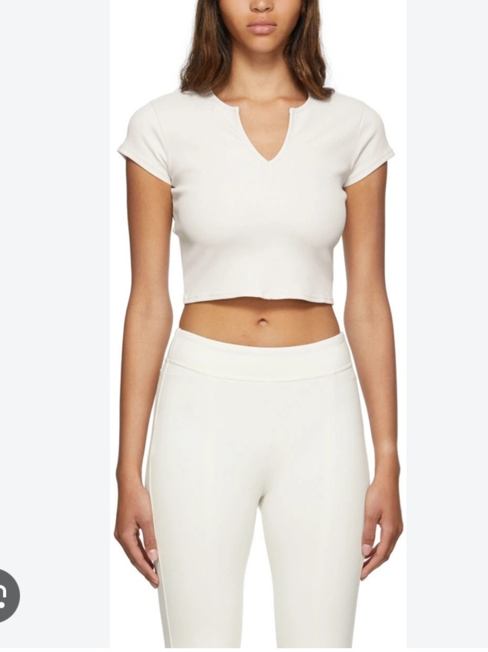 alo savvy tee light blue shirts top